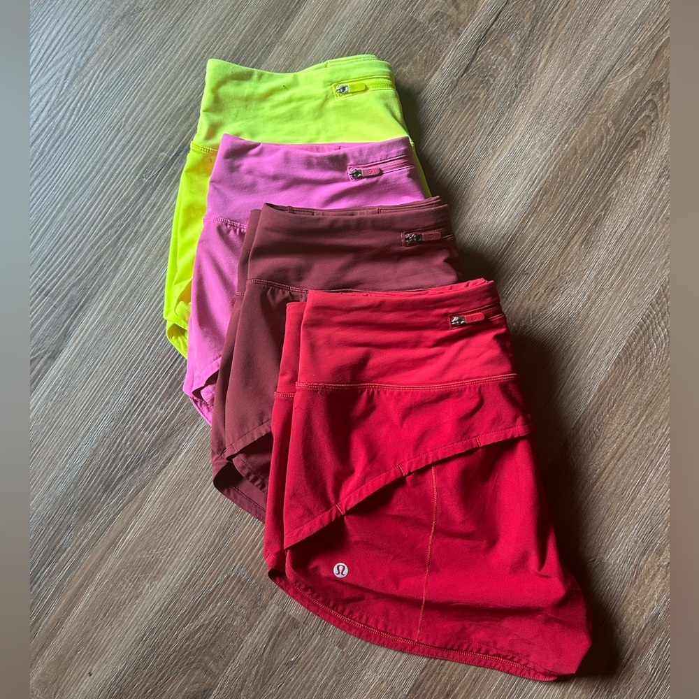 Lululemon Speed-Up Shorts 4” MR (mid-rise)